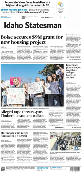 Cover of The Idaho Statesman