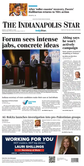 Cover of The Indianapolis Star
