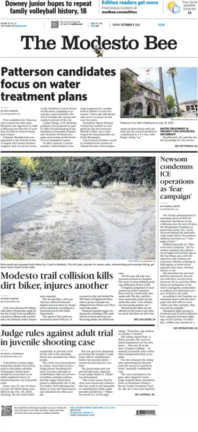Cover of The Modesto Bee