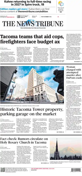 Cover of The News Tribune