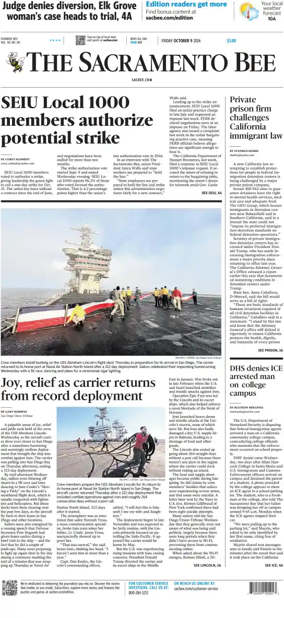 Cover of The Sacramento Bee