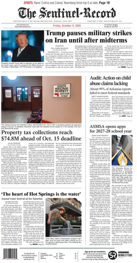 Cover of The Sentinel-Record