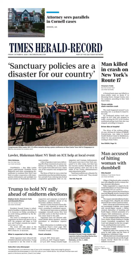 Cover of Times Herald-Record