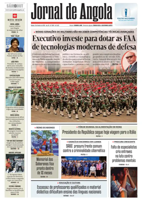Cover of Jornal de Angola