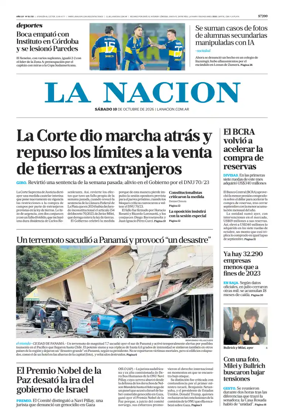 Cover of La Nacion