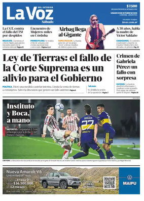 Cover of La Voz del Interior