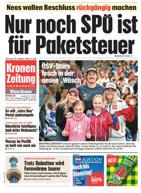 Cover of Kronen Zeitung
