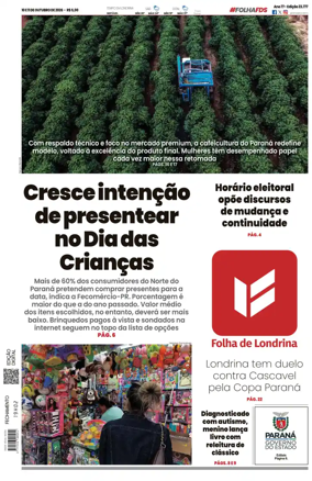Cover of Folha de Londrina