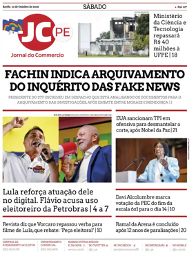 Cover of Jornal do Commercio
