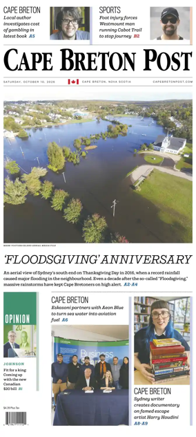 Cover of Cape Breton Post