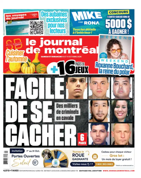 Cover of Le Journal de Montreal