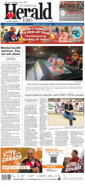 Cover of Lethbridge Herald