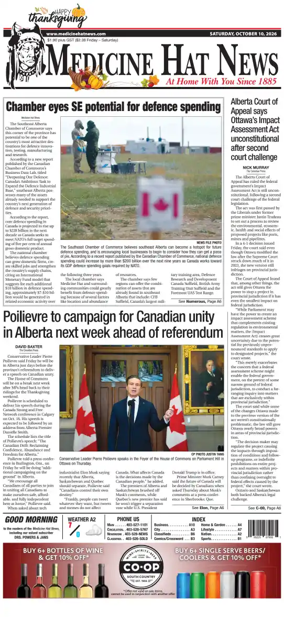 Cover of Medicine Hat News