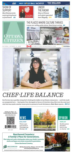 Cover of Ottawa Citizen