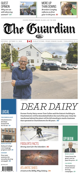 Cover of The Guardian (Charlottetown)