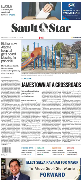 Cover of The Sault Star