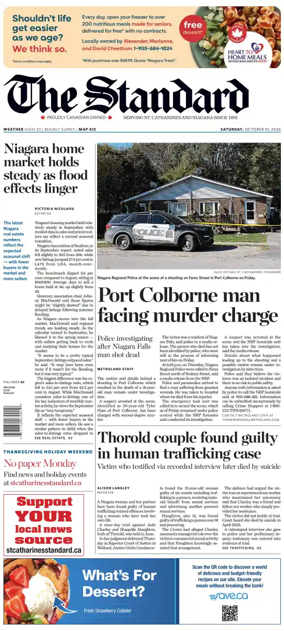 Cover of The Standard (St. Catharines)