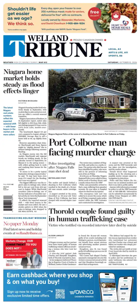 Cover of The Welland Tribune