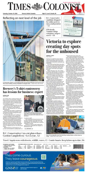 Cover of Times Colonist