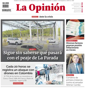 Cover of La Opinion