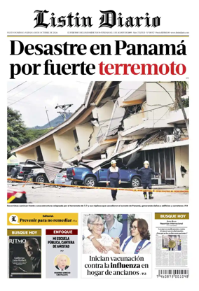 Cover of Listin Diario