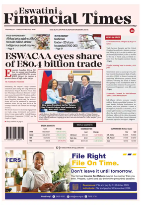 Cover of Eswatini Financial Times