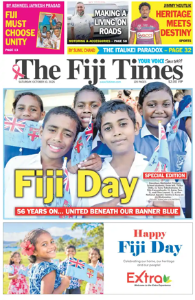 Cover of The Fiji Times