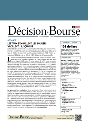 Cover of Decision Bourse
