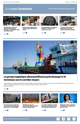 Cover of Euronews Business (French)