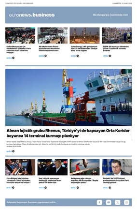 Cover of Euronews Business (Turkish) Compiled Editions