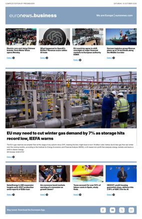 Cover of Euronews Business