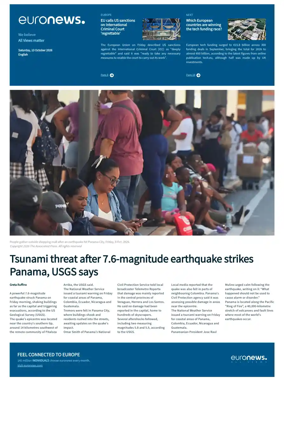 Cover of EuroNews (English Edition)