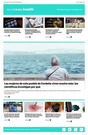 Cover of Euronews Health (Spanish) Compiled Edition