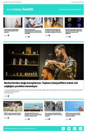 Cover of Euronews Health (Turkish) Compiled Edition