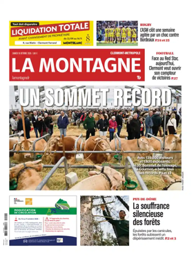 Cover of La Montagne (Clermont-Metropole)