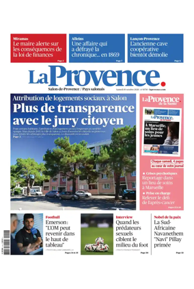 Cover of La Provence Salon-de-Provence / Pays salonais