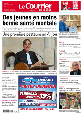 Cover of Le Courrier de l’Ouest (Angers)
