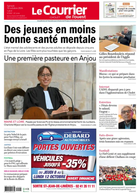 Cover of Le Courrier de l’Ouest (Cholet)