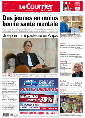 Cover of Le Courrier de l’Ouest (Nord Anjou)