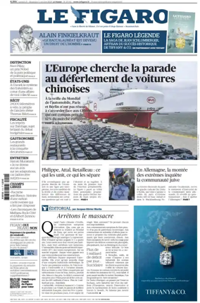 Cover of Le Figaro
