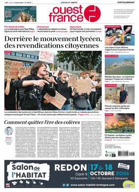Cover of Ouest France (Chateaubriant)