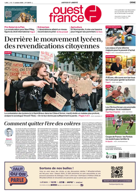 Cover of Ouest France (Orne)