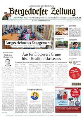 Cover of Bergedorfer Zeitung