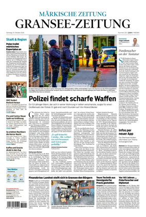 Cover of Gransee-Zeitung