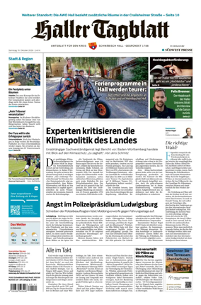 Cover of Haller Tagblatt