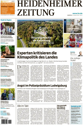Cover of Heidenheimer Zeitung