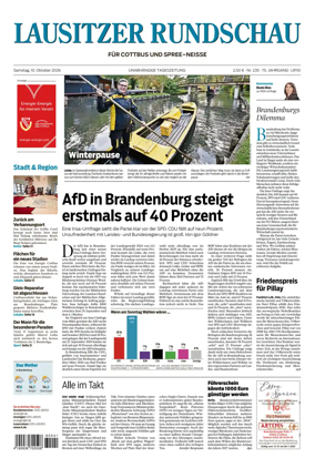 Cover of Lausitzer Rundschau