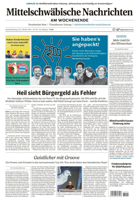 Cover of Mittelschwaebische Nachrichten
