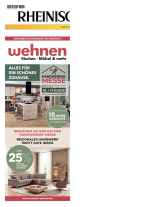 Cover of Rheinische Post Viersen