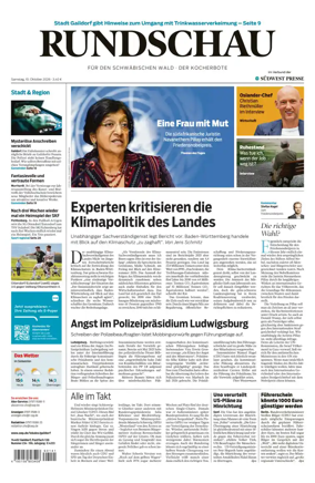 Cover of Rundschau fur den Schwabischen Wald – Der Kocherbote